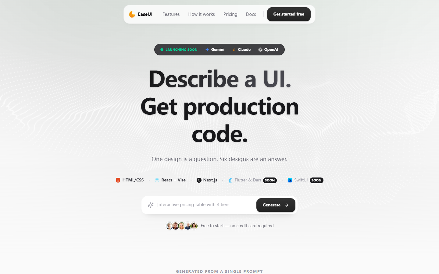 EaseUI homepage